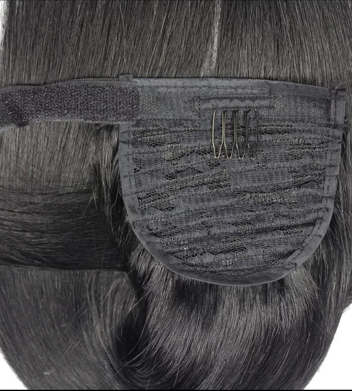 Sleek Straight Human Hair Clip-In Ponytail | Natural-Looking Extension Love Cylk