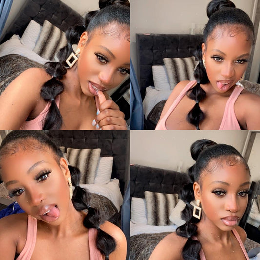 Sleek Straight Human Hair Clip-In Ponytail | Natural-Looking Extension Love Cylk