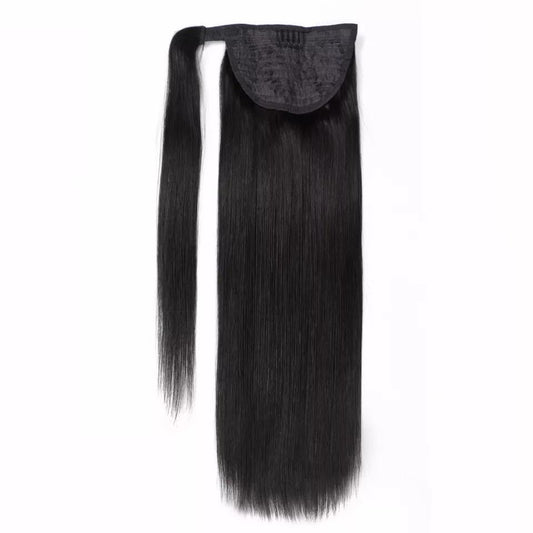Sleek Straight Human Hair Clip-In Ponytail | Natural-Looking Extension Love Cylk