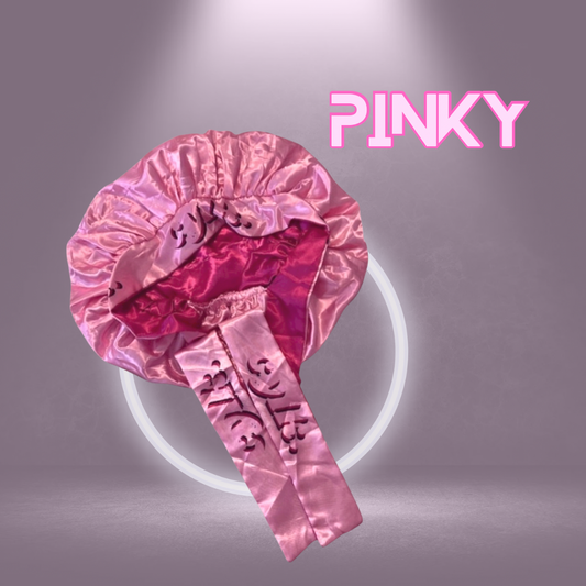 Reversible Silk Bonnet - Pinky